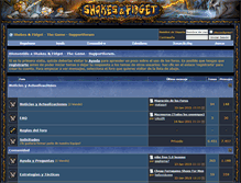 Tablet Screenshot of forum.sfgame.mx